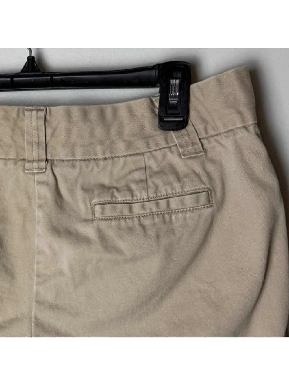 J. Crew Chino Shorts Womens Size 10 Khaki Cotton Casual Classic Pockets Preppy